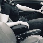 RATI ARMSTER S armrest FIAT GRANDE PUNTO 2005-2018  [black,fabric]