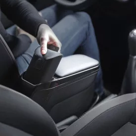   RATI ARMSTER 2 armrest SKODA YETI 2009-2017  [black,vegan leather]