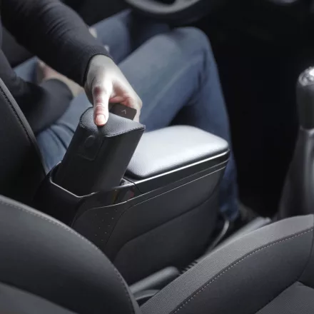 RATI ARMSTER 2 armrest FIAT 500 HYBRID 2026-  [black,vegan leather]