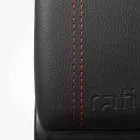 RATI ARMSTER 3 armrest FIAT 500 2016-2024  [black,vegan leather,red stitching]