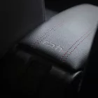 RATI ARMSTER 3 armrest CITROEN C3 2024-  [black, vegan leather, red stitching]