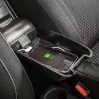 RATI ARMSTER 3 seat mounted armrest OPEL CORSA 2020- without original elbowrest [black,vegan leather,usb]