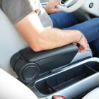 RATI ARMSTER 3 seat mounted armrest RENAULT EXPRESS VAN 2021- without original elbowrest [black,vegan leather,usb]