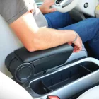 RATI ARMSTER 3 seat mounted armrest VAUXHALL MOVANO 2021- with original elbowrest, 2 seater [black,vegan leather,PP]