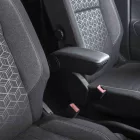 RATI ARMSTER 3 seat mounted armrest VW IDBUZZ 2022- with original elbowrest, 2 seater [black,vegan leather,PP]